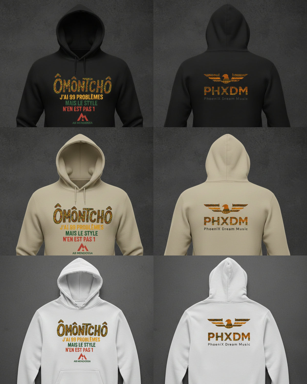Sweats à capuche " Ômôntchô X PHXDM "