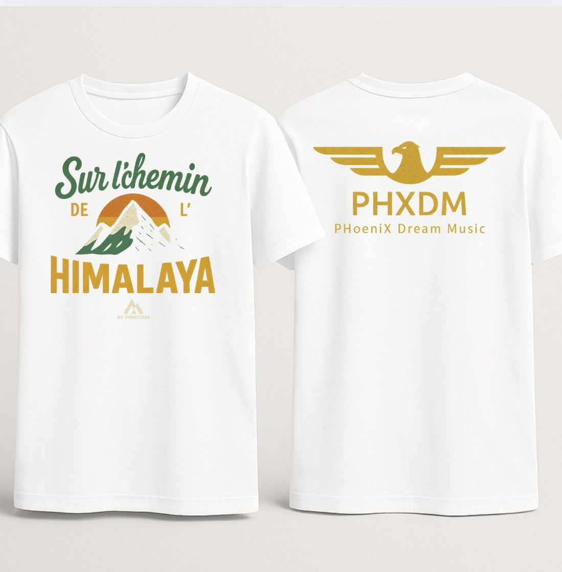 T-shirts " Sur l'chemin de l'Himalaya X PHXDM "