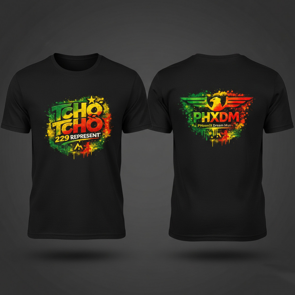 T-shirts " Tchô Tchô X PHXDM "