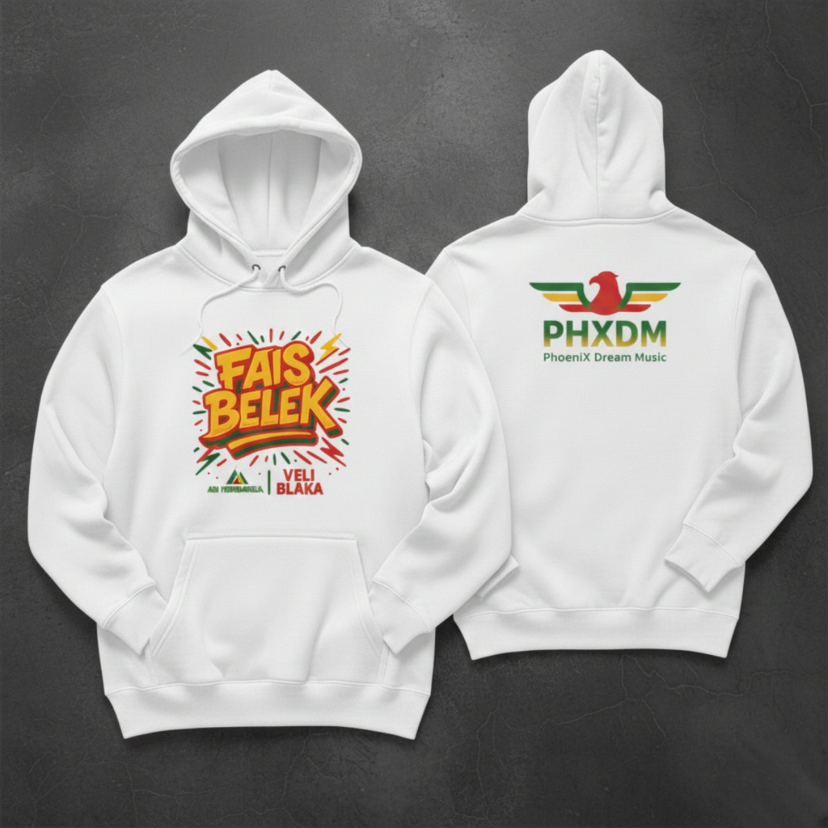 Sweats à capuche " Fais Belek X PHXDM "