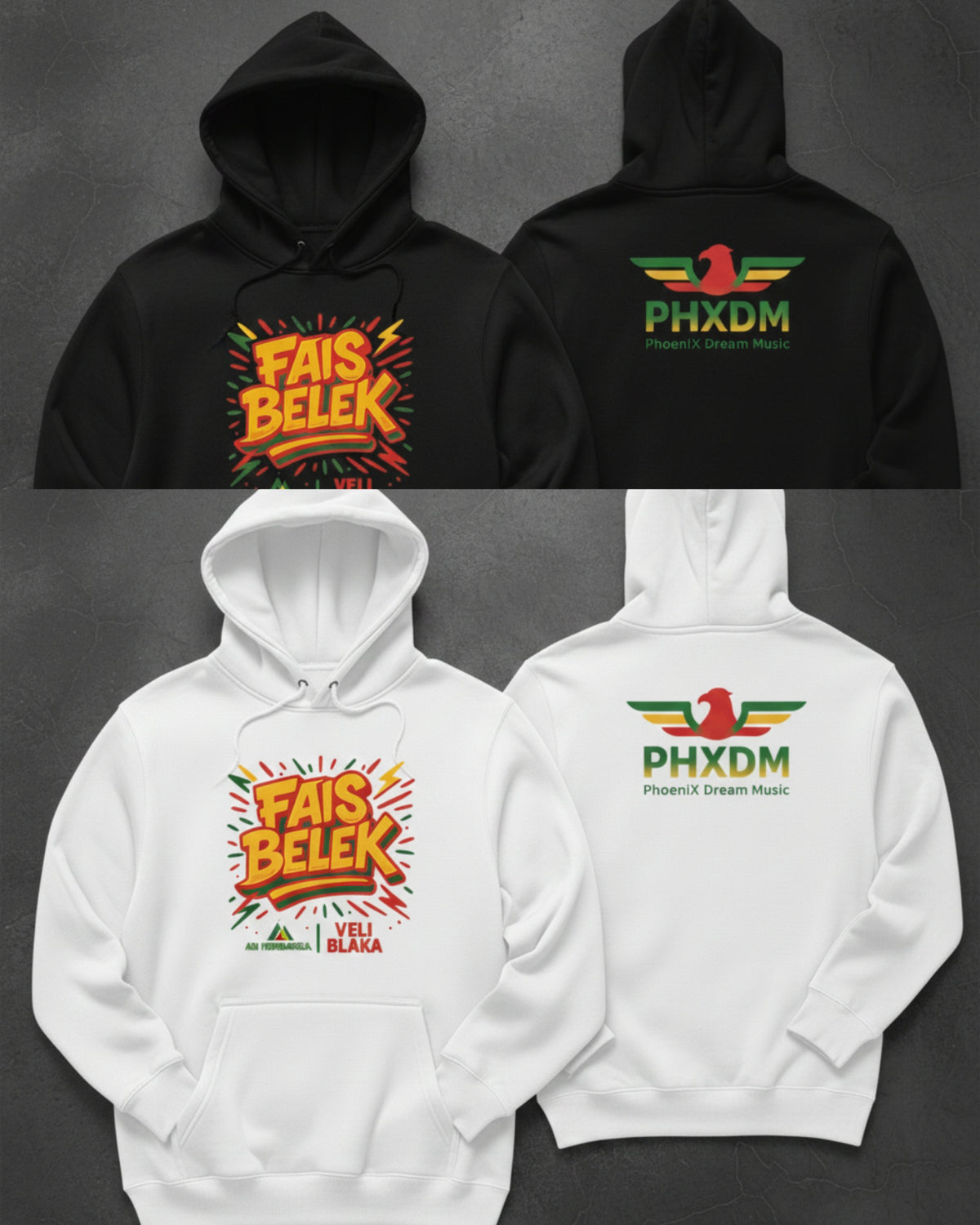 Sweats à capuche " Fais Belek X PHXDM "