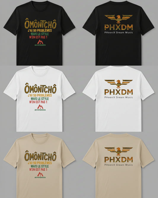 T-shirts " ÔMÔNTCHÔ X PHXDM "