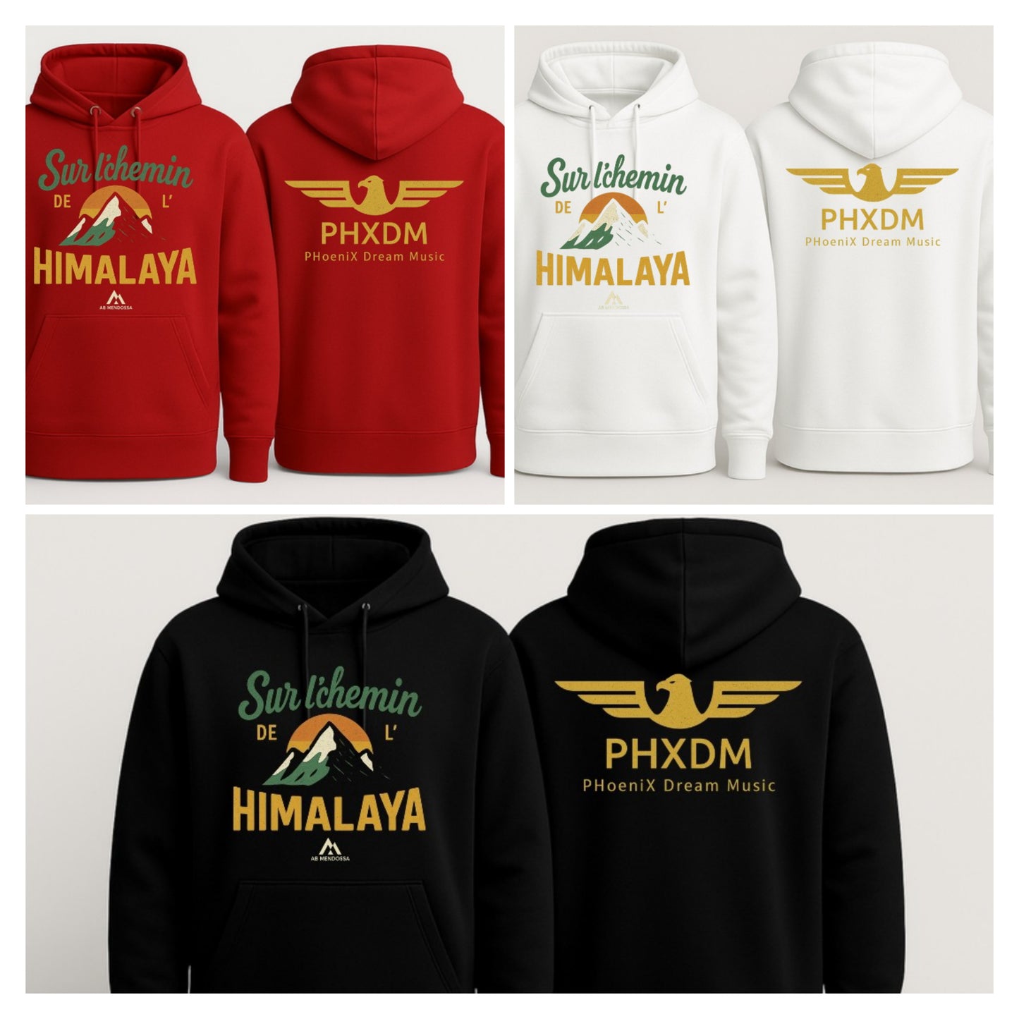 Sweats à capuche " Sur l'chemin de l'Himalaya X PHXDM"