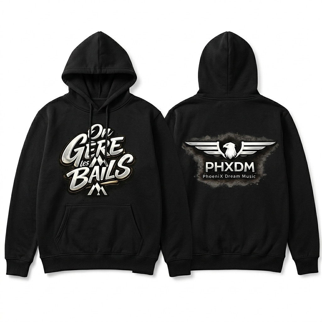 Sweats à capuche "On Gère les Bails X PHXDM"