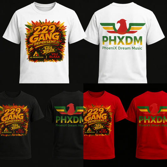 T-shirts "229 GANG X PHXDM"