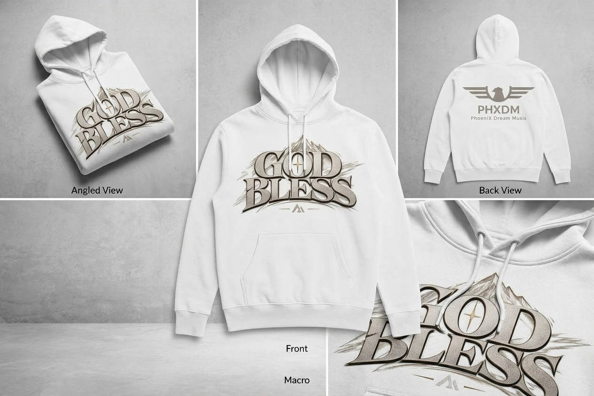 Hoodies "God Bless X PHXDM"