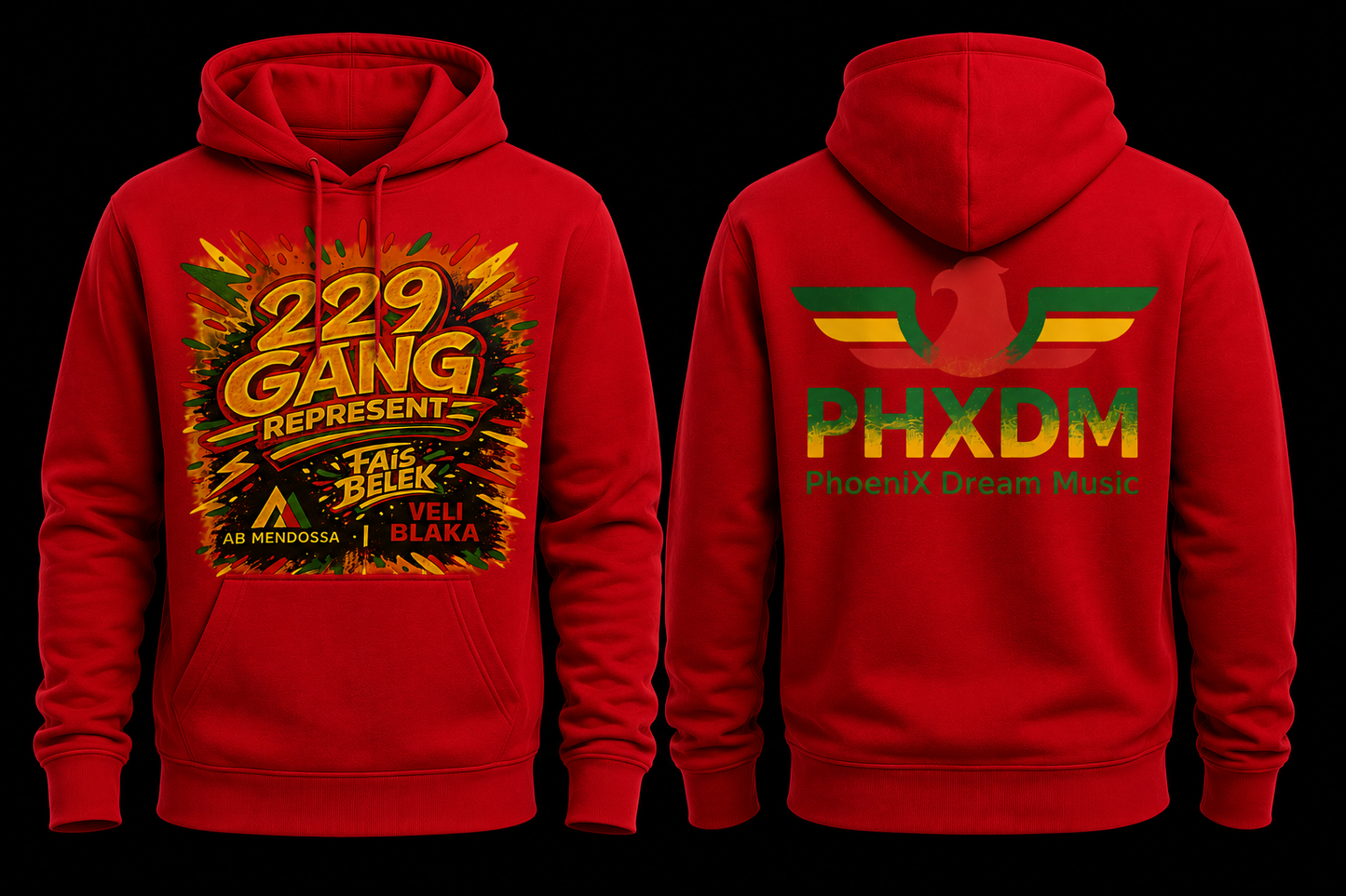 Hoodies "229 GANG X PHXDM"