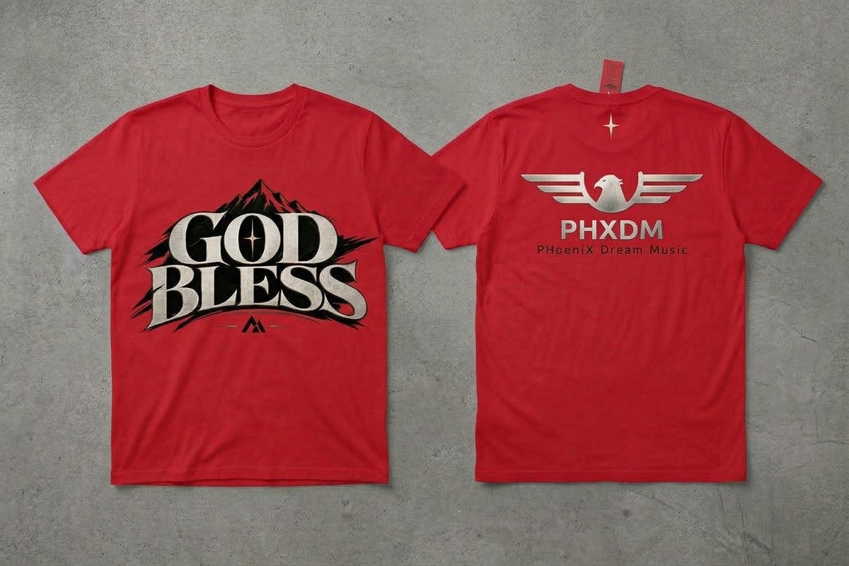 T-shirts "God Bless X PHXDM"