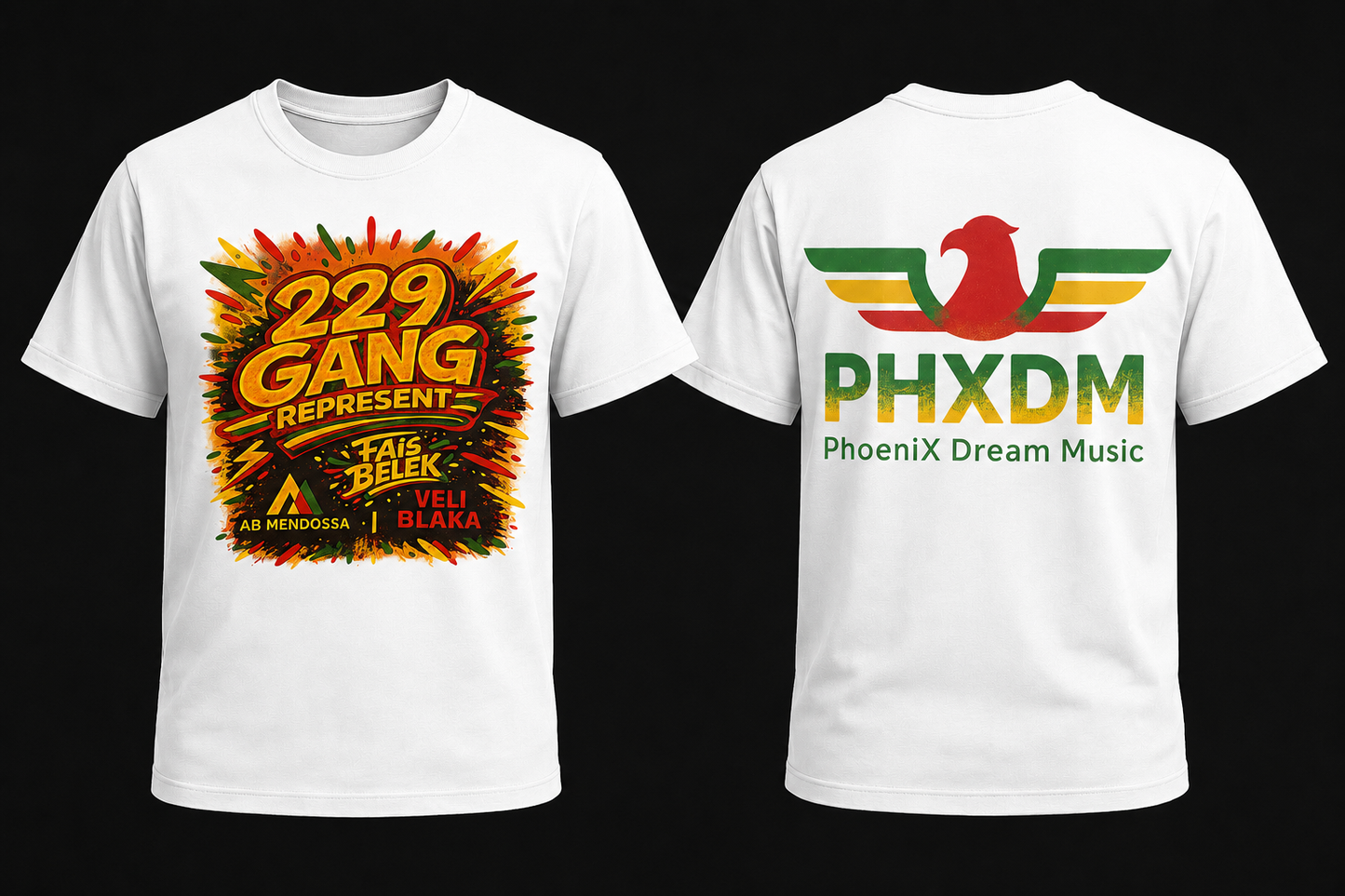 T-shirts "229 GANG X PHXDM"