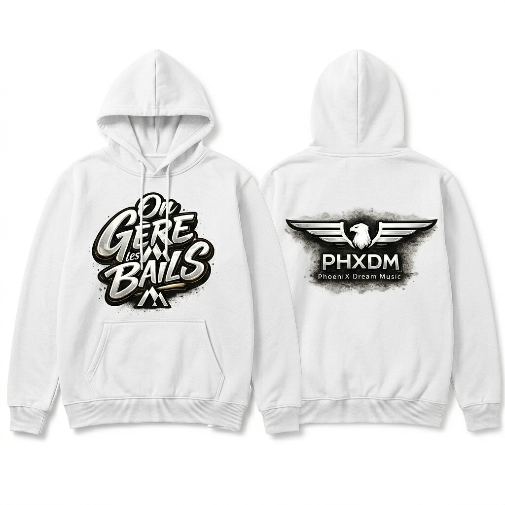 Sweats à capuche "On Gère les Bails X PHXDM"