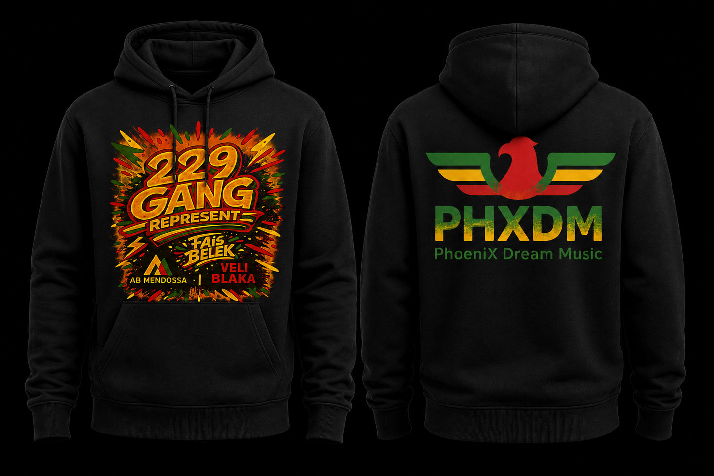 Hoodies "229 GANG X PHXDM"