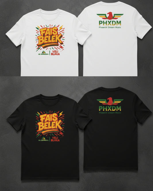 T-shirts " Fais Belek X PHXDM "