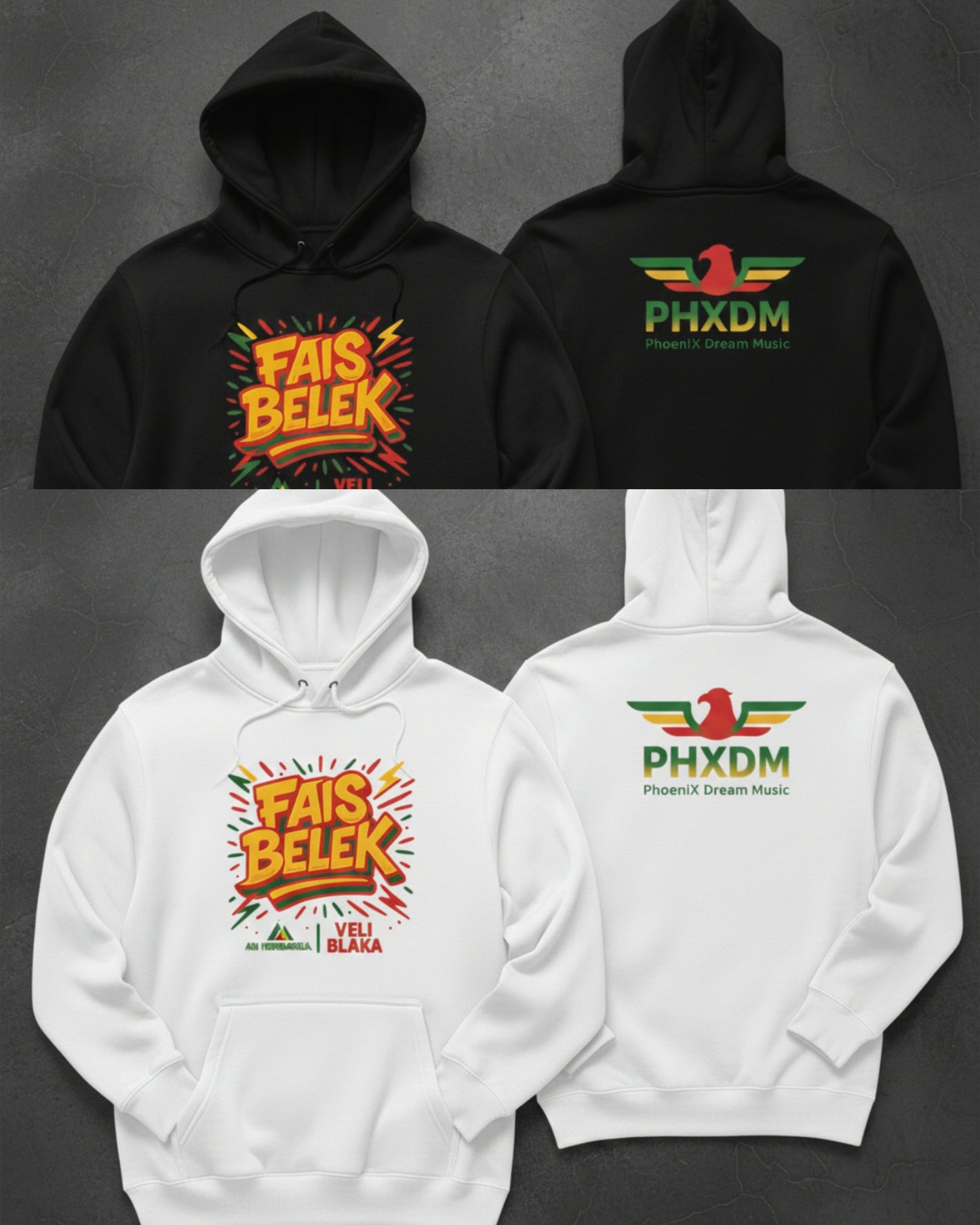 Sweats à capuche " Fais Belek X PHXDM "