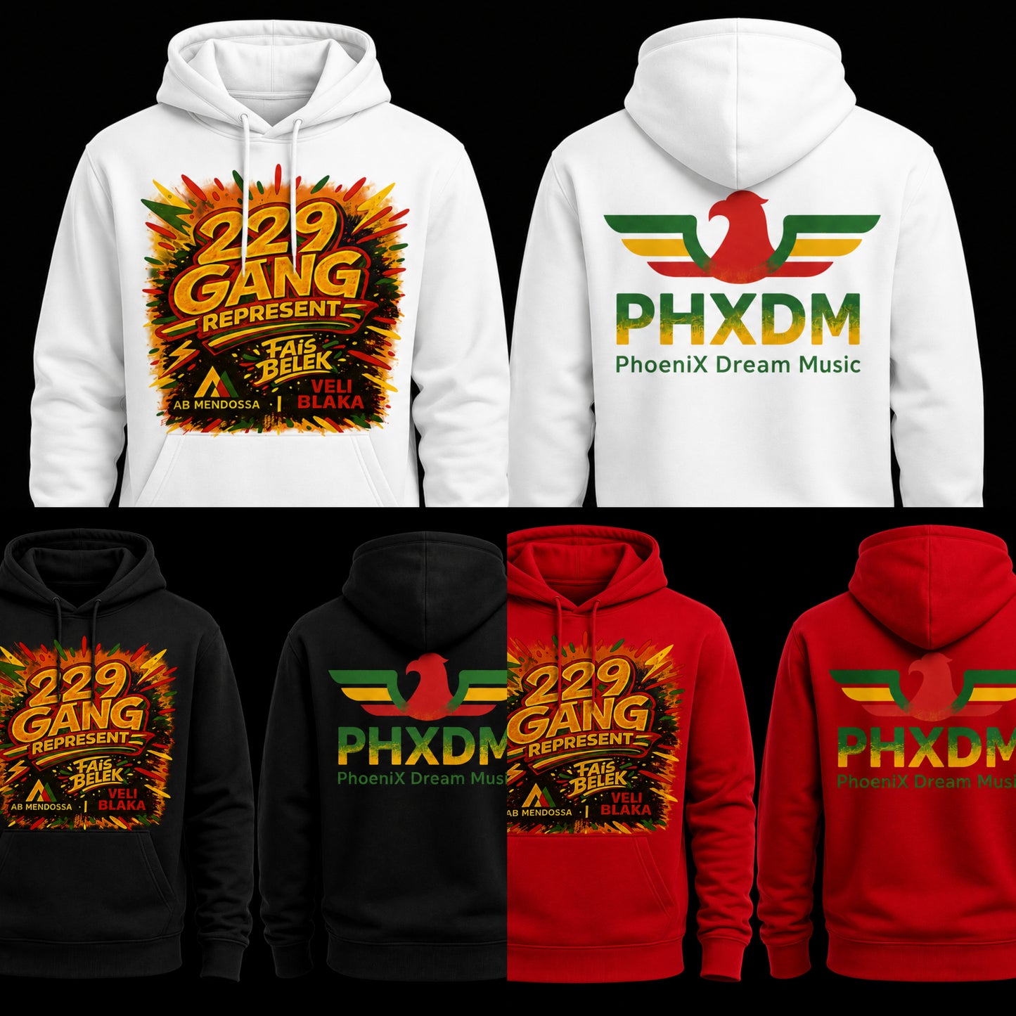 Hoodies "229 GANG X PHXDM"