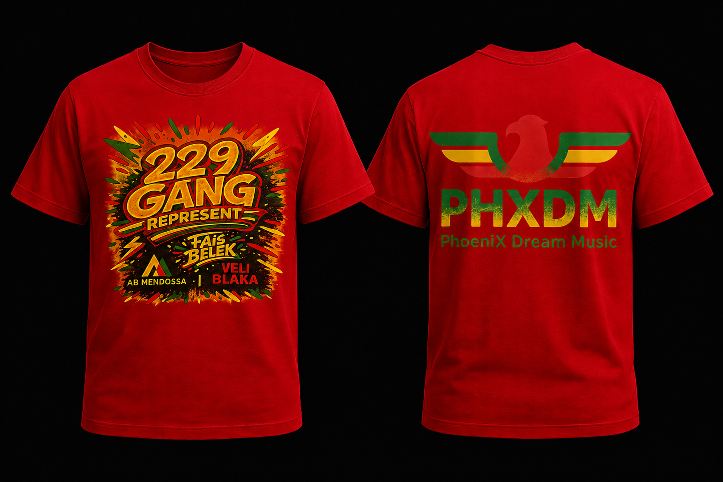 T-shirts "229 GANG X PHXDM"