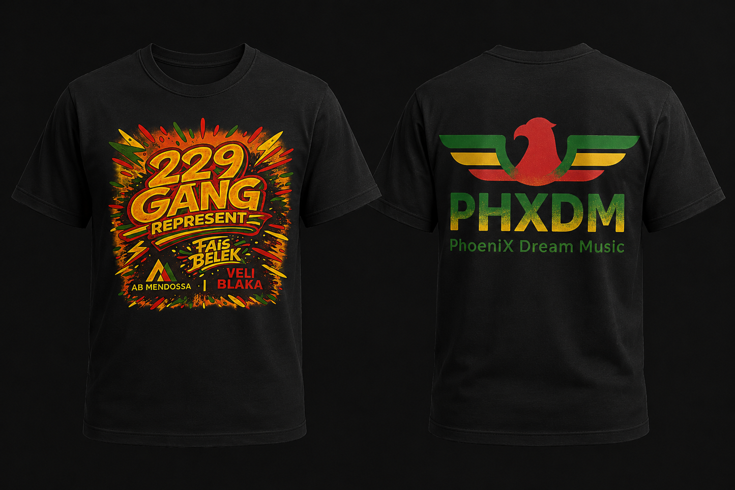 T-shirts "229 GANG X PHXDM"